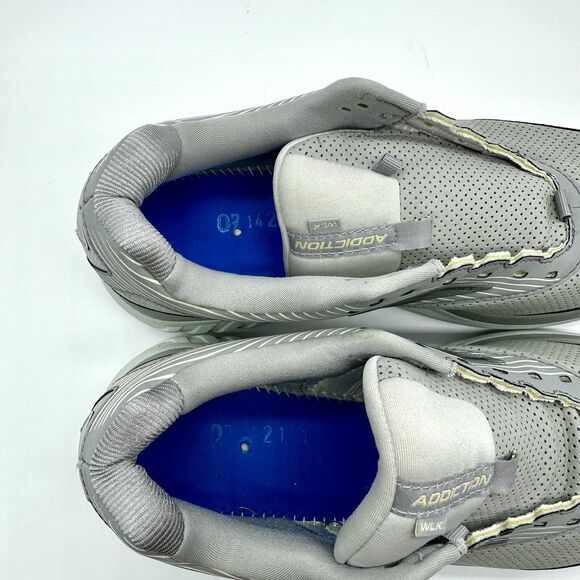 Brooks Addiction Walker Suede Alloy/Oyster/ Running Shoes Size 11.5 B - Picture 5 of 8